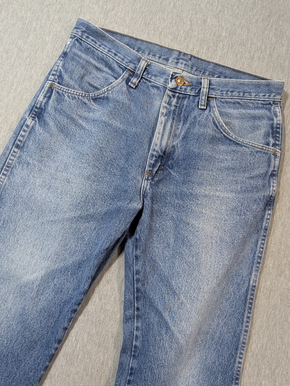 Rustler Dad Straight Leg Jeans 33 X 30 Blue